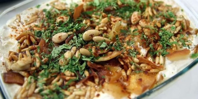 طريقة عمل فتة الحمص باللحمة