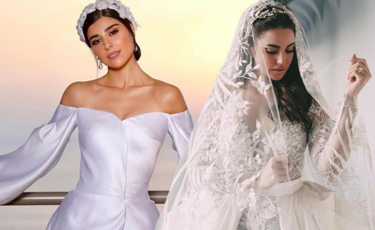 شاهدي فساتين زفاف النجمات العرب